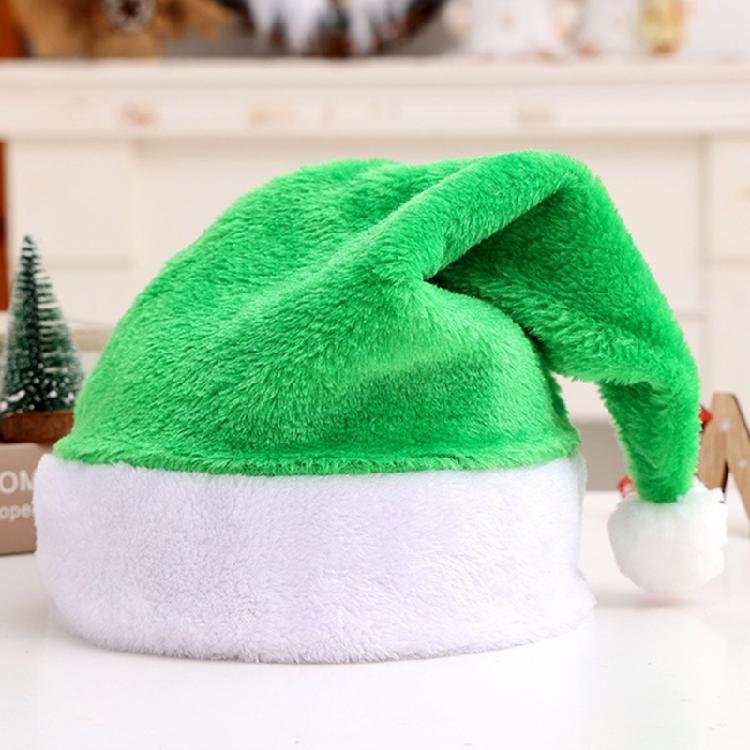 Company Party Gift Hat Soft Santa Hat Festival Party Costume Cap Holiday Decor