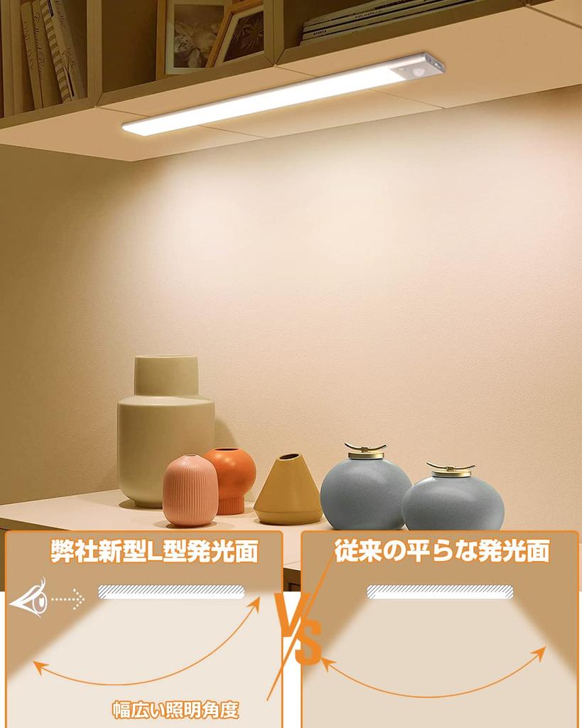 Eye-Friendly, Long-Lasting Sensor Light with Type-C, Fast Charging, 23cm, Dimmable and Color-Adjustable, Indoor LED Bar Light, Magnetic Light, Desk