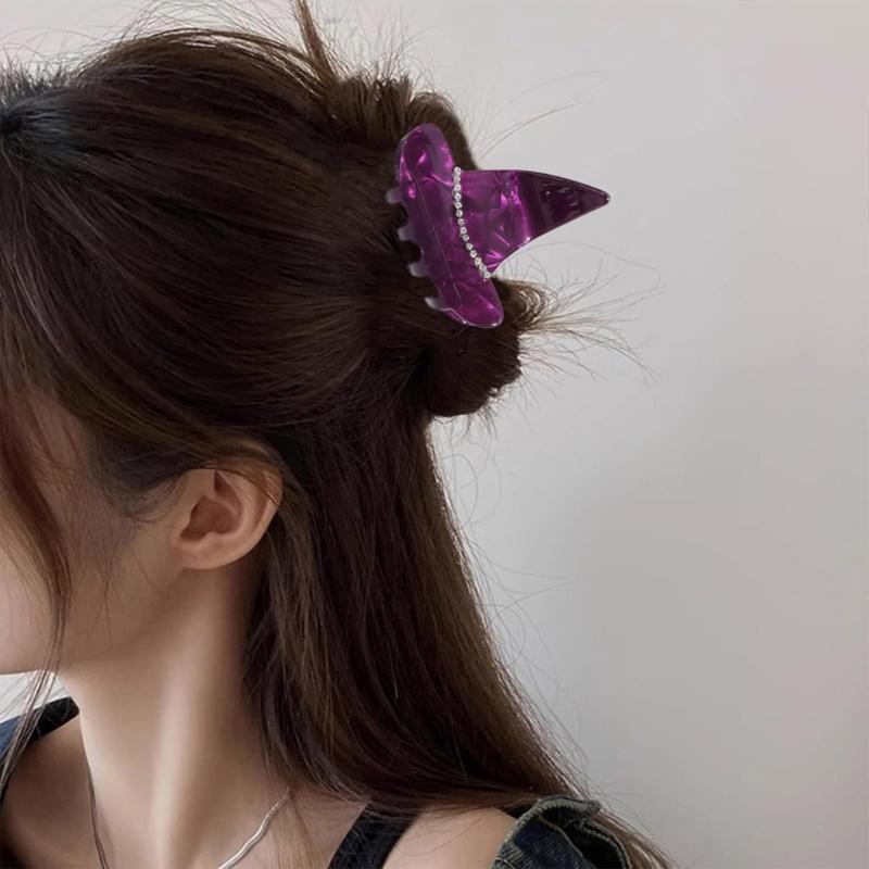 Sparkling Halloween Hairpins Permanent Acrylic Material Comfortable Wear Party Theme Accessories for Women Men Children