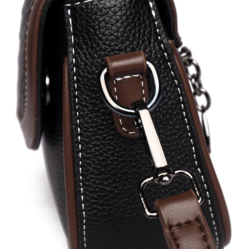 Luxo couro genuíno pequeno saco do mensageiro crocodilos padrão bolsa de ombro feminina crossbody bolsa de couro de vaca nova'