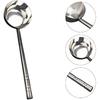 Hemoton Stainless Steel Water Ladle Household Soup Spoon with Capacity for Kitchen Hotel Restaurant Canteen Use Stylish Design for Modern Decor