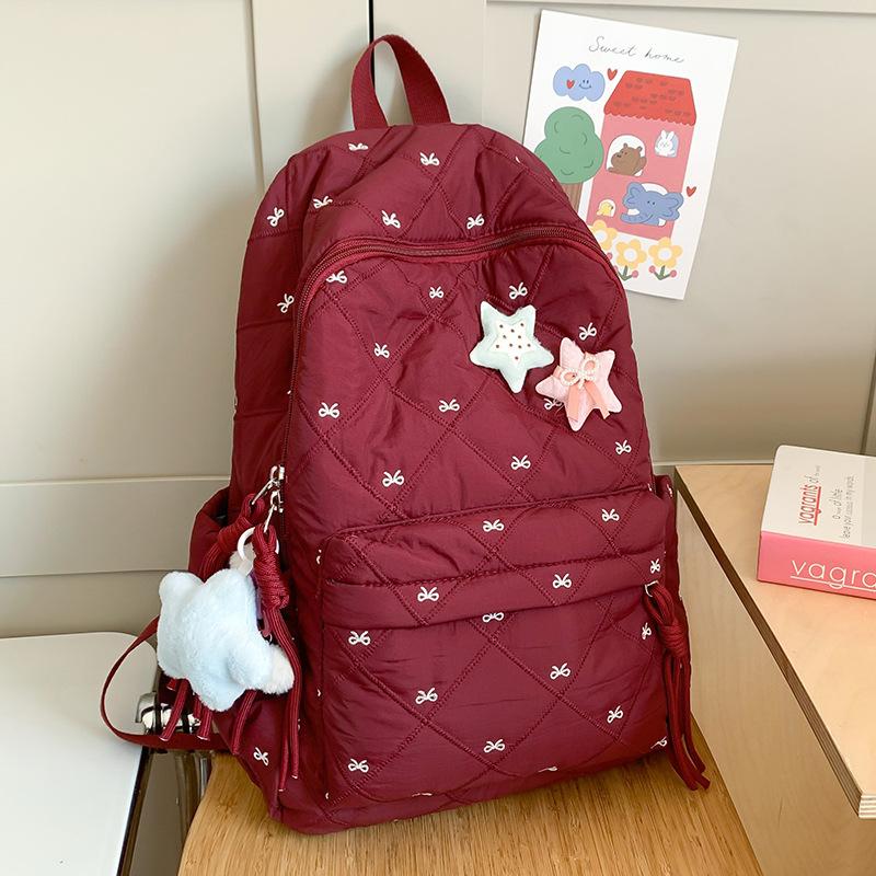 School Bag Children, Primary School Students, Girls, Cute High-value Plaid, Junior High School Students, Backpack,.