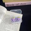 Mini Portable Cute Contact Lens Case Box Cute Fruit Style Lovely Cartoon Lenses Container Travel Set Gift Eyewear Accessories