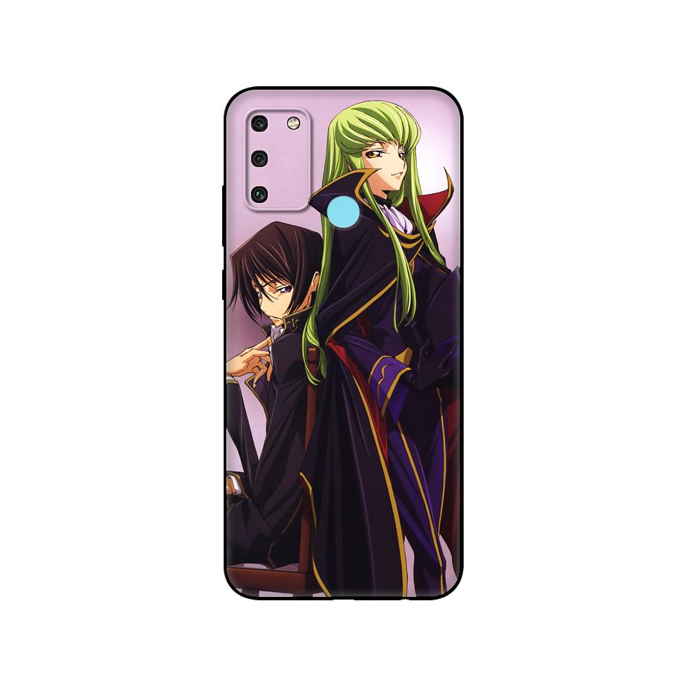 Black Tpu Case For Huawei Honor 8a Prime 8s Prime 9 Lite Honor 9A 9C 9X Premium 9x Pro 9S Case Cover Japanese Anime Code Geass