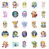 50 Fine Astronaut Stickers Cute Cartoon Small Animal Rocket Stickers DIY Water Cup Refrigerator