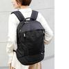 Rename Nylon Simple Black Double-Zip Backpack, Men's, Design,