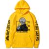 Satoru Gojo Anime Hoodie Jujutsu Kaisen Casual Loose Print Pullover Men Autumn Winter Harajuku Long Sleeve Sweatshirts