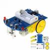 D2-1 Inteligentní robotické auto pro sledování čáry, sada, černobílá, rozpoznávání čáry, DIY, vzdělávací hračka pro děti, dárek k narozeninám