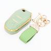 Voor Peugeot 2008 3008 5008 308 508 Auto Sleutelhanger Cover Case Houder Keyless Voor Citroen C3 C5 Aircross C4 Ds 3 7 9 Crossback