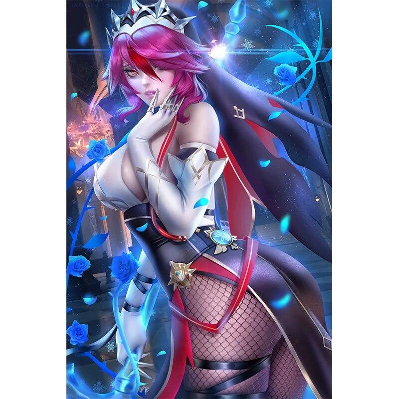 Print Game Metroid Samus Nud Sexy Girl Art Posters Wall Art Canvas Painting for Living Room Home Decor Picture