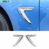 Fits For BMW 3-Series F30 2013- ABS Chrome Front Side Vent Fender Cover Trim
