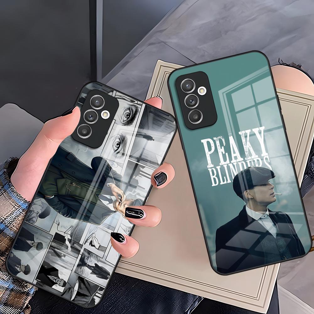 Filmový P-Peaky Blinders Pouzdro na telefon pro Samsung S26 S25 Plus S20 S20 Plus S22 Ultra S23 FE S21 Plus S21 Ultra Skleněný kryt