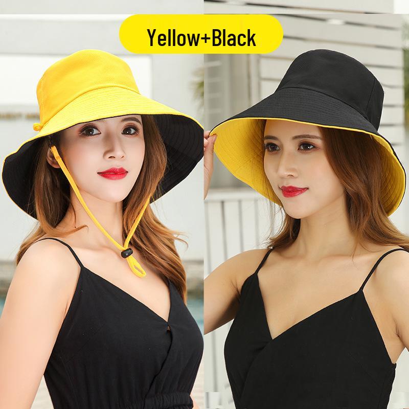 Women's Summer Fisherman Sun Hat with Large Brim and UV Protection, Customizable Logo, Printed Design.