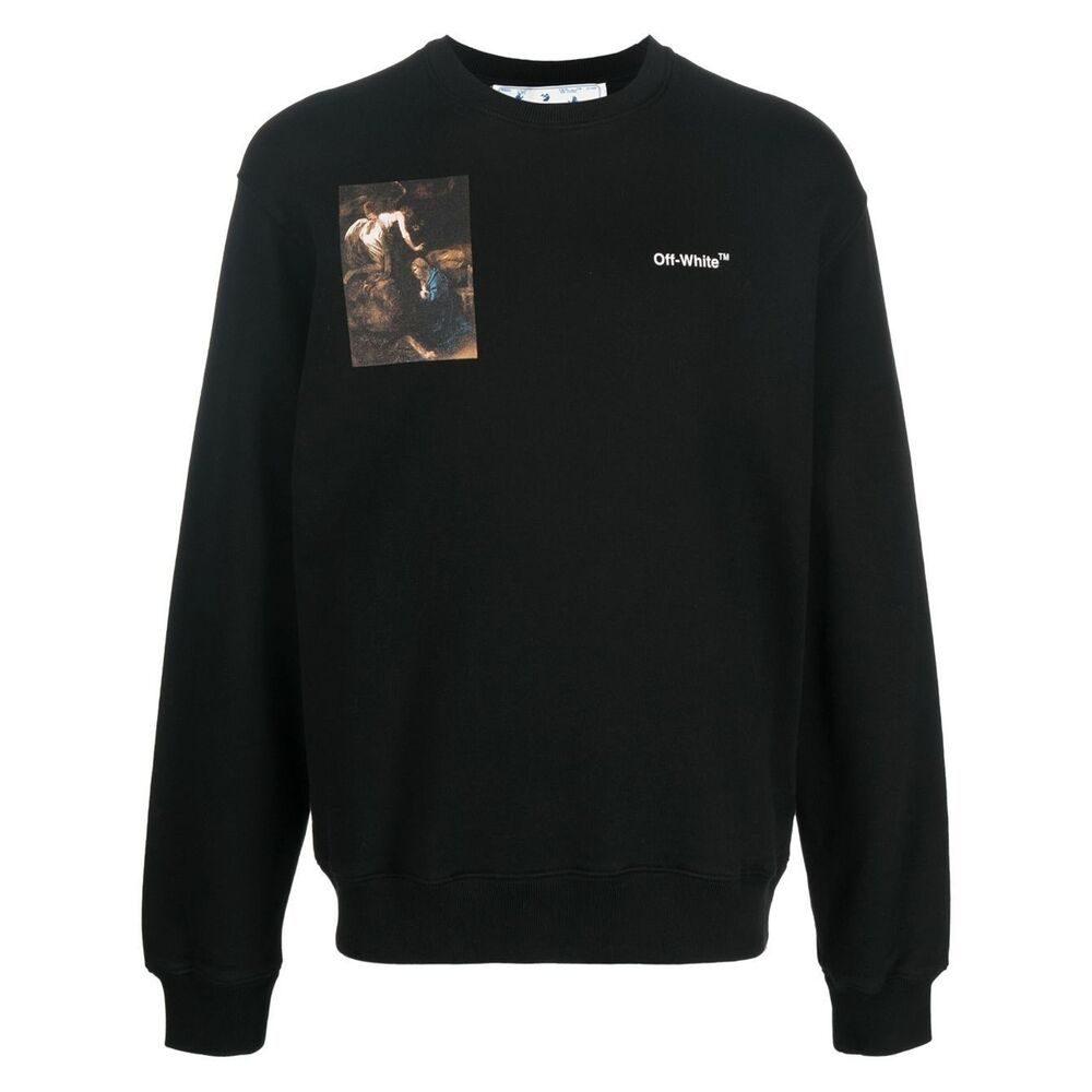 OFF WHITE Sweatshirt Men's Black OMBA057C99FLE0111001