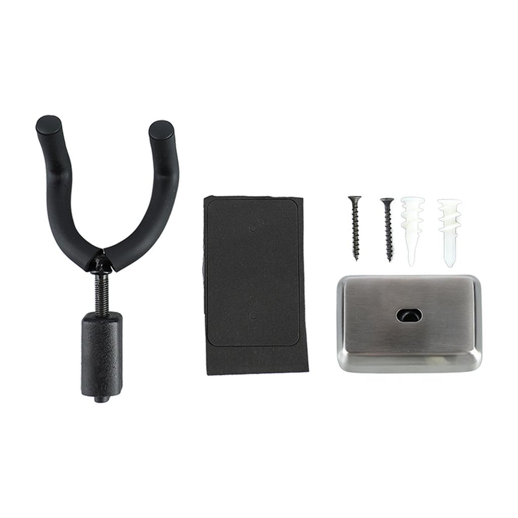 Guitar Wall Hanger Metal Sponge Sleeve Space Saving Square Guitar Hook with Screws