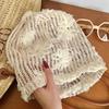 Handmade Lace Beanies Hat Cute Weave Cap Sweet Flower Knitted Hat  Outdoor
