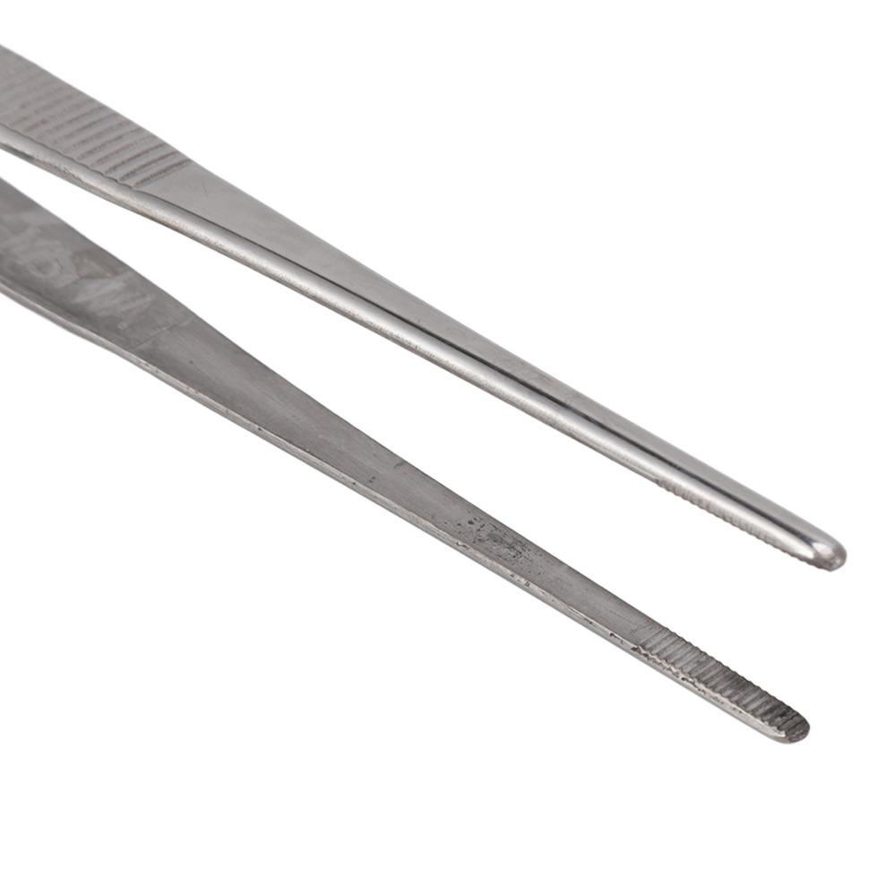 Crescent Moon Head Stainless Steel Tweezers Rust Proof Rake Spatula Tools Bonsai Tweezers Set