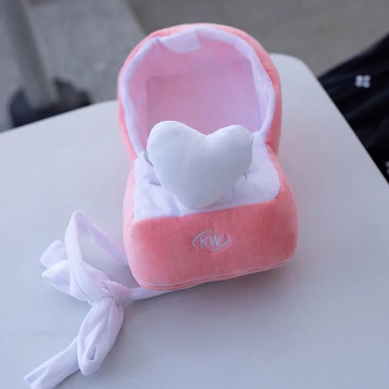 Love Heart Ring Box Plush Toy for Dog Super Big Rings Box Set Puppy Dogs Interested Toys Puppies Kids Creative Cute Toys INS St Practical Use