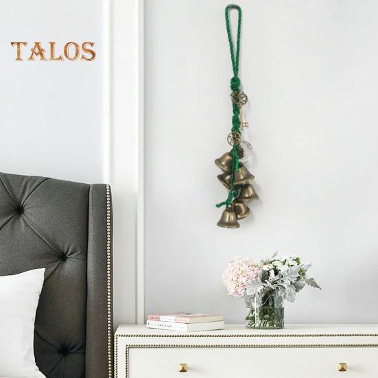 Witch Bells Door Knob Metal Hanging Wicca Bells Wiccan Magic Wind Chimes for Home Decor Spiritual Protection Witchcraft Wicca Supplies