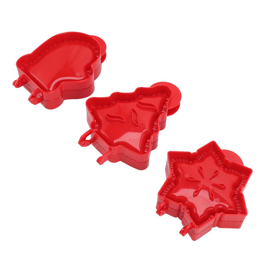 3 szt. Formy do kieszonkowych ciast w kształcie choinki, gwiazdy, rękawicy, praska do ciasta, mini zestaw form do ciasta ręcznego, ciasto
