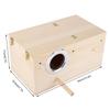 Bird Wooden Durable Bird Nest Box Cockatiel Bird Breeding Outdoor Hanging Decorative Decoration for Garden Patio House, Box, Aviary,