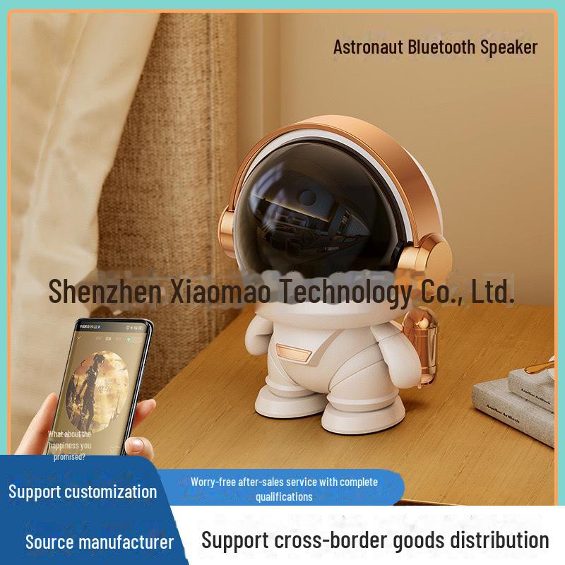 

2024 Астронавт Мультфильм Bluetooth Мини Сабвуфер Динамик basic темно-серого