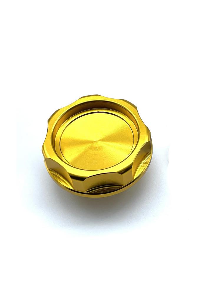 Mitoland Filler Cap, Gold, Aluminum, Motorcycle, Car, Motorcycle Parts, General Purpose, Custom, Replacement,