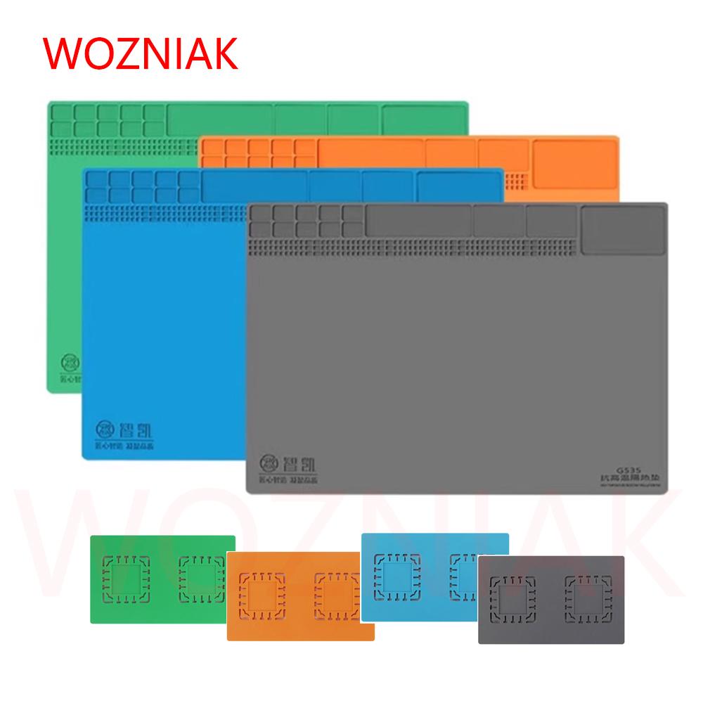 ZHIKAI Mobile Phone Repair Insulation Pad G535 High Temperature Resistant Work Pad Welding Planting Tin Repair Station Mat