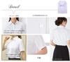 dress office short sleeve shape regular business shape regular dress shirts [EMMLIA] Women's shirts, wear, blouses, blouses, women's shirts, memory,