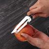 Four Uses Peeler Multifunctional Stainless Steel Fruit Knife Peeler Fish Scales Scraper Bottle Opener 4 In 1 Kitchen Gadget