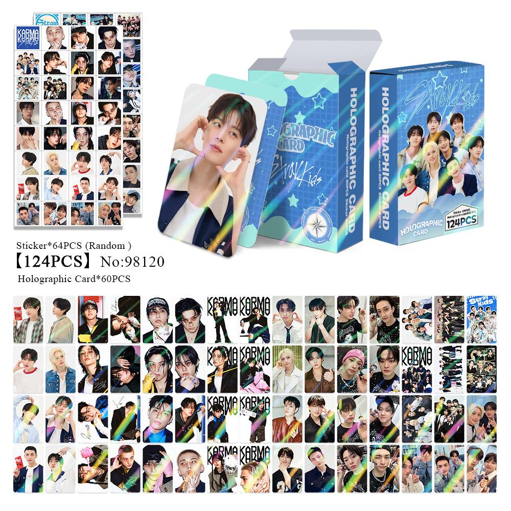 124Pcs Card Stray kids Card Boy Group Album DO IT Pocards Lomo Hyunjin Felix LeeKnow Han BangChan Album Fans Gifts