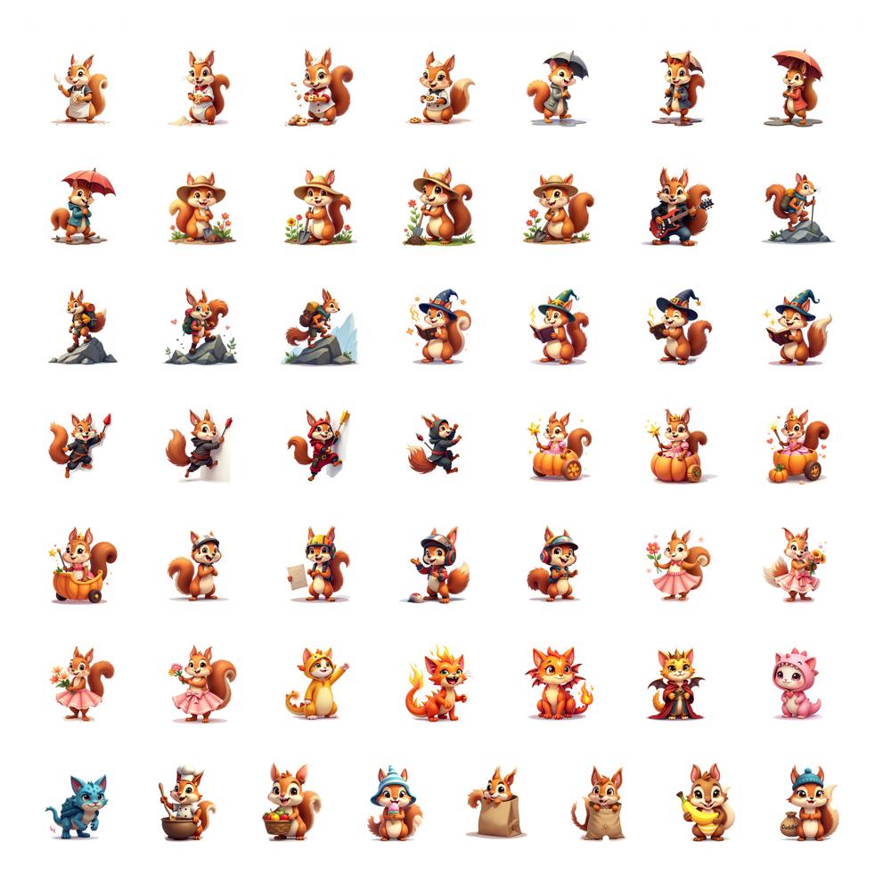 

50pcs Stickers Stickers DIY Stickers For Notebook Luggage Mobile Phone Cup DIY Phone Laptop Scrapbook Bike Guitar