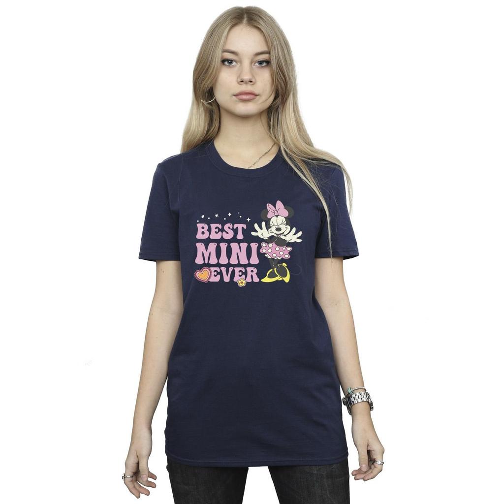 Disney Womens/Ladies Best Mini Ever Cotton Boyfriend T-Shirt