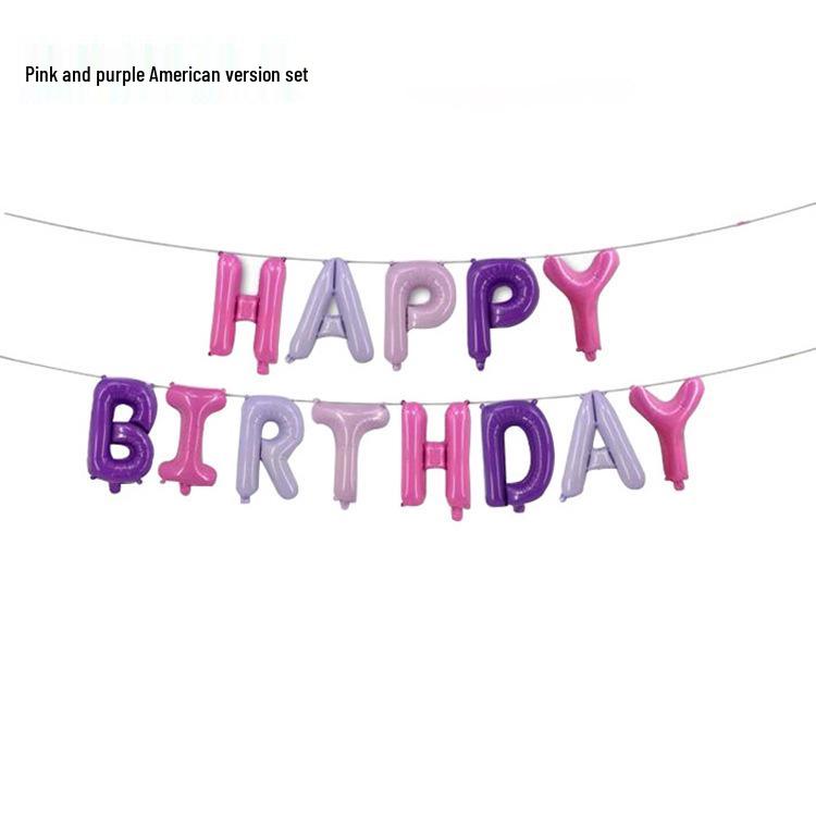 16" Happy Birthday Balloon Set - Party Decorations