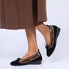 Plus Size 2025 New Hot Sale Women's High Heels Shallow Bow Tie Slip on Low Heel Pumps for Versatile Daily & Casual Ladies Shoes