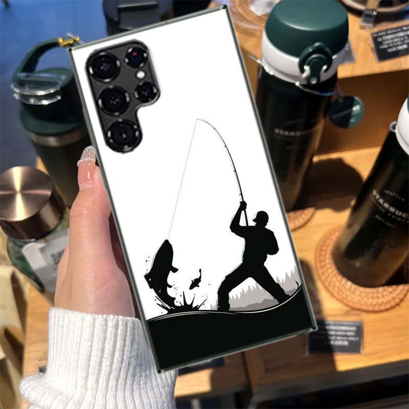 

Fishing on a Fisherman s Boat Cases Phone Case for Samsung Galaxy S26 Ultra S25 Edge S24 S23 FE S21 Plus S20 S22 Cover TPU Capa Samsung S26 Plus 5G