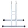 Vidaxl Stand For 1 Bicycle, Freestanding, Galvanized Steel