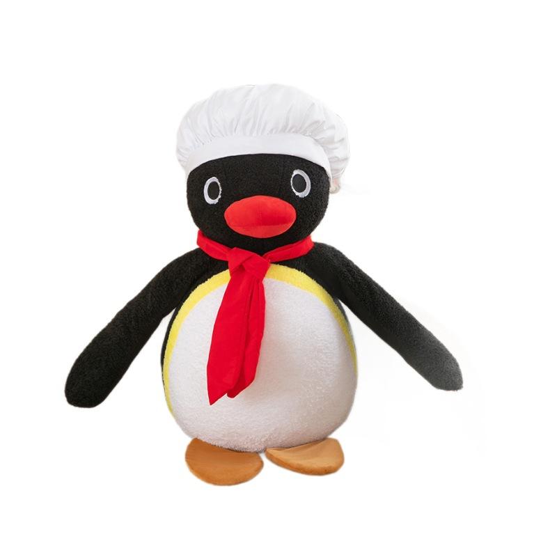 Chef Penguin Family Plush Toys Cute Penguin Doll Dolls Giving Children Men and Women