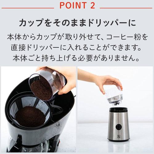 Iris Plaza Electric Coffee Grinder PECM-D150 Black