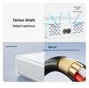 55W USB-C Multi-Port Charger - 6 Ports for Fast Charging Mobile Devices, Tablets, Laptops