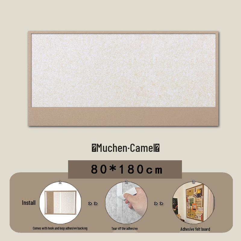 Self-Adhesive Felt Wall Sticker for Photos and Messages