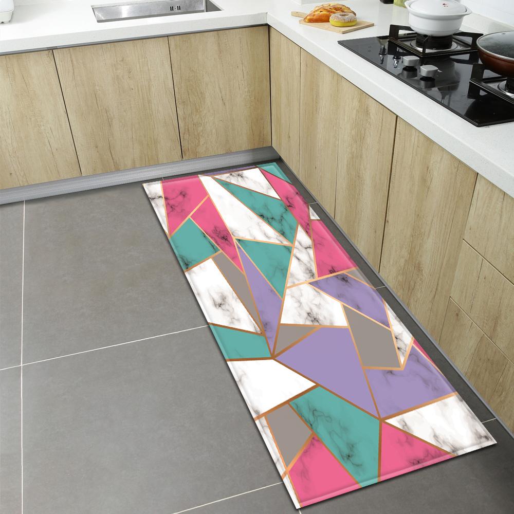 Bedroom Bedside Living Room Carpet Porch Balcony Bathroom Non-slip Floor Mat Nordic Kitchen Rug Home Porch Door Mat