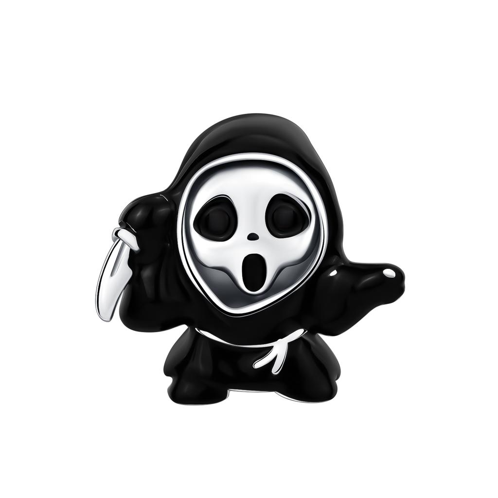 Copper Halloween Skull Bat Pumpkin Boutique Pendant Fit Original Bracelet Charm Beads Necklace Diy Female Jewelry