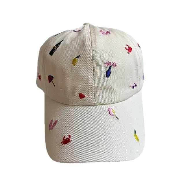 Street Dance Cap With Embroidery And Sunshade For Men Women Summer Fashion