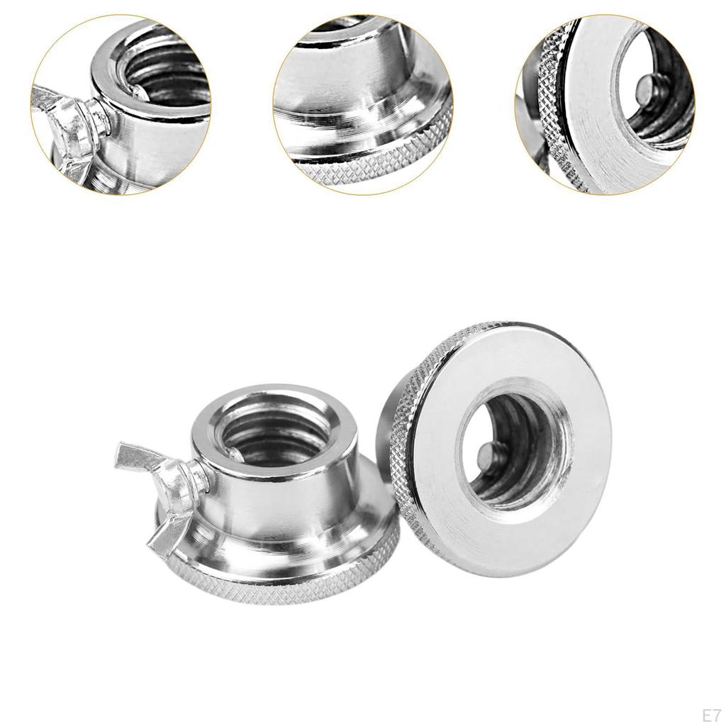 2 Colares de Barra, Colares de Halteres, Abraçadeiras de Parafuso Leves para 25 mm/0,98 Polegadas Esportes