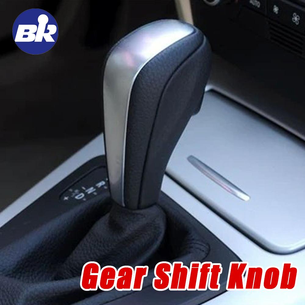 For BMW E39 E46 E53 E60 E61 E63 E64 E83 E81 E82 E87 E90 E91 E92 E93 Gear Shift Knob leather Shifter Sticke New Product Auto Part