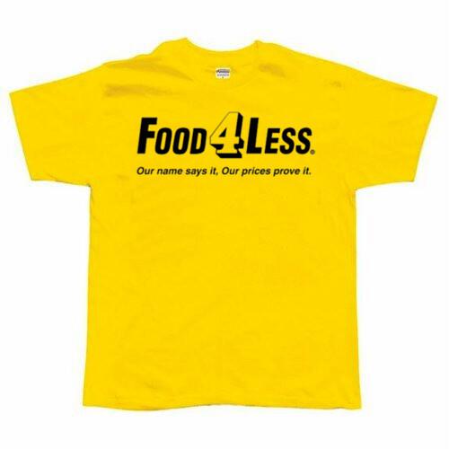 Food 4 Less grocery store t-shirt L