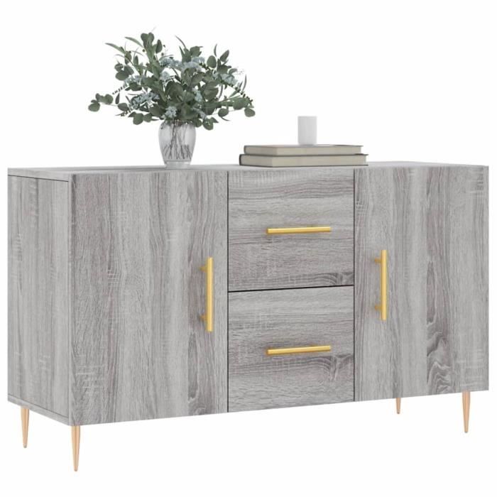 VidaXL Buffet sonoma gris 100x36x60 cm bois d'ingénierie 828162