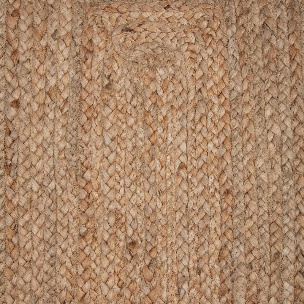 JUTE CARPET 60x90cm Smooth NATURAL Rectangular