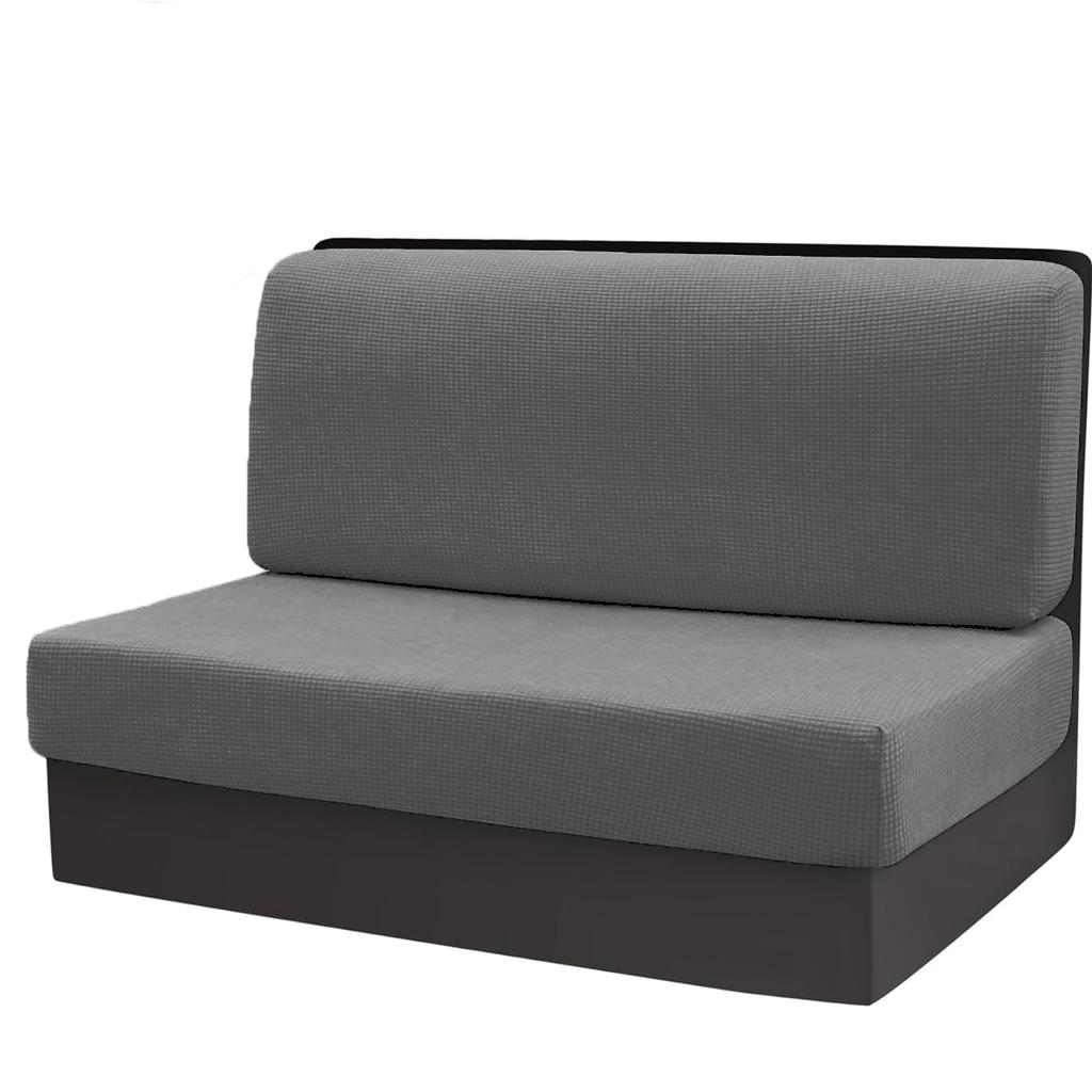 Housse de coussin pour dinette de camping-car, housse de siège de cabine de camping-car, housse de canapé pour banc de voiture de camping-car, 1 housse de dossier et 1 housse de banc